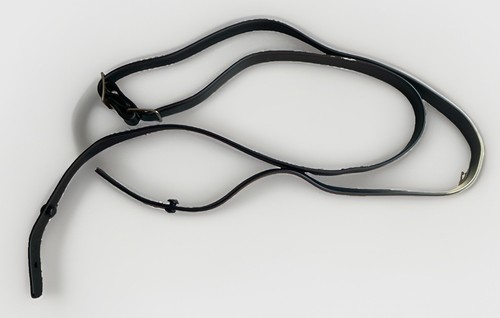 Vintage mock leather strap - leather,