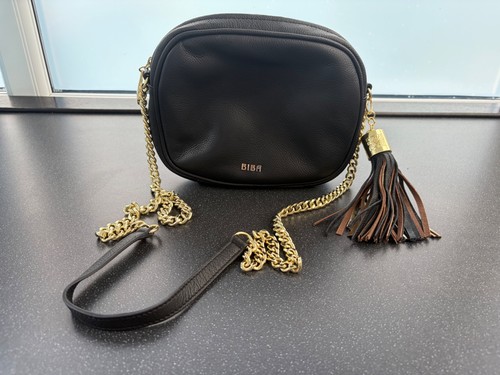 Biba women black leather - women's,