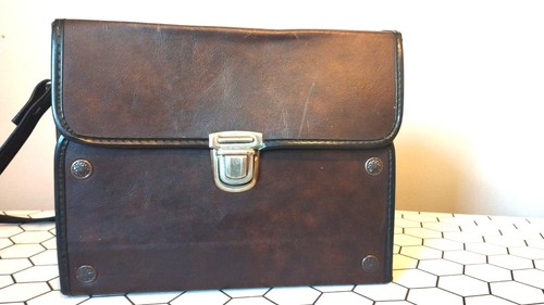 Vintage brown faux - vintage,