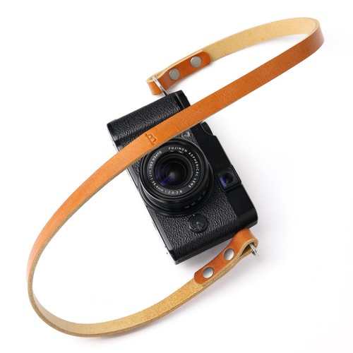 Leather camera strap thin - camera,