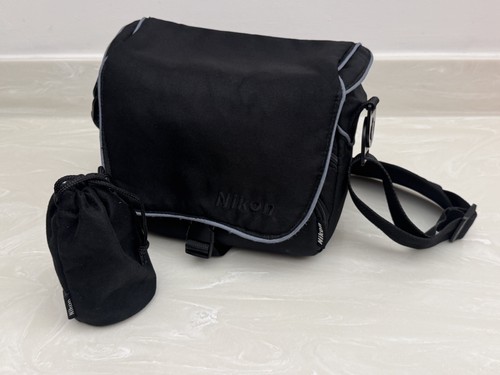 Nikon black camera bag with - nikon,