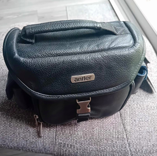Antler black leather - antler, padded