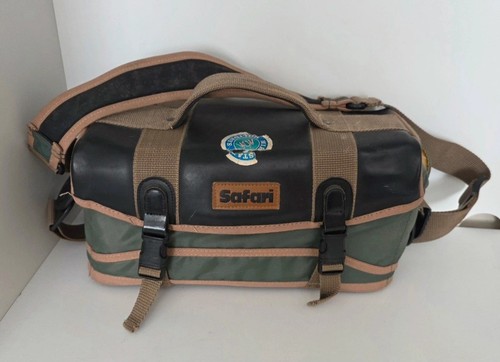 Vintage safari camera bag - camera,