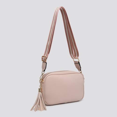 Premium faux leather crossbody - faux,